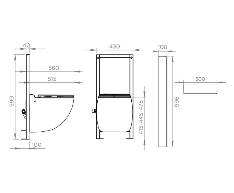 Sanicompact Comfort + / Style