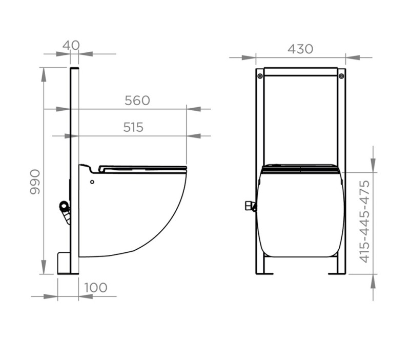 Sanicompact Comfort + / Style