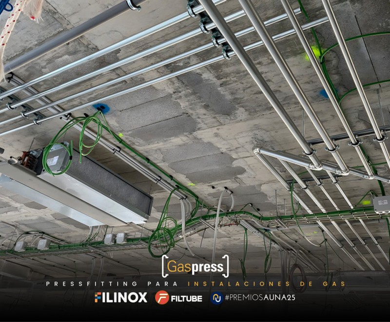 Sistema GASPRESS. Tubos y accesorios para instalaciones de gas.