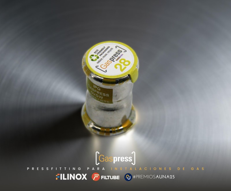 Sistema GASPRESS. Tubos y accesorios para instalaciones de gas.