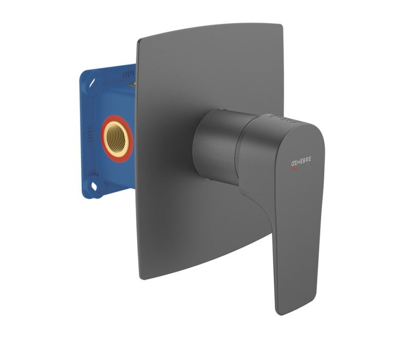 MONOMANDO EMPOTRADO DE DUCHA 2 VÍAS GE-EASY BOX – de la SERIE KORAL