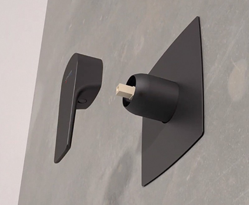 MONOMANDO EMPOTRADO DE DUCHA 2 VÍAS GE-EASY BOX – de la SERIE KORAL