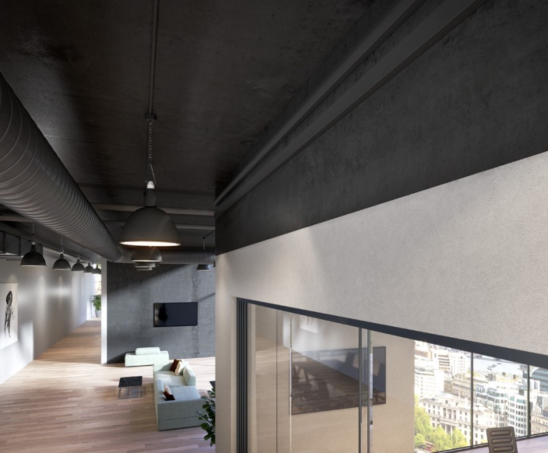 Canal de cliplaje directo Rapid 45 de color negro intenso: estético y funcional