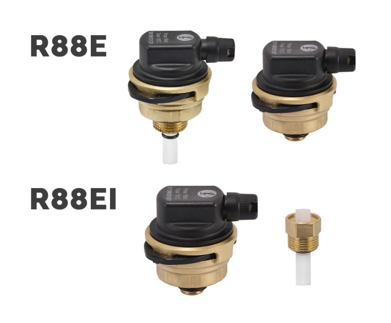 Purgadores automáticos de aire Giacomini R88E y R89