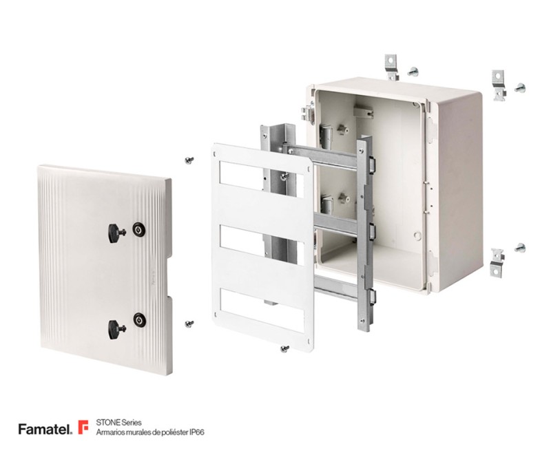STONE Serie – Armarios murales de poliéster reforzado con fibra de vidrio